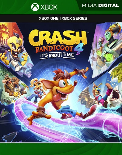 Crash Bandicoot 4: It’s About Time – Xbox One / XS – Mídia Digital