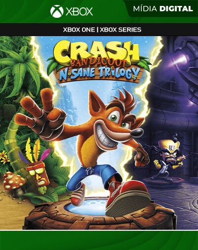 Crash Bandicoot N. Sane Trilogy – Xbox One / XS – Mídia Digital