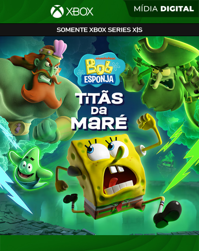 Bob Esponja: Titãs da Maré – Xbox Series XS – Mídia Digital